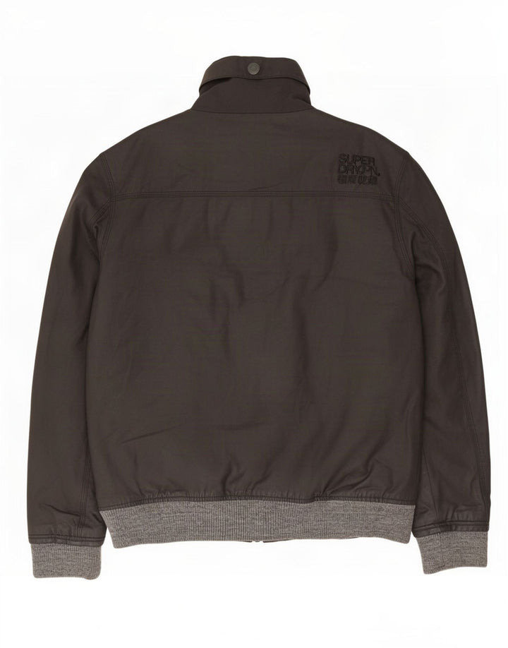 Superdry Herren Bomberjacke UK 44 2XL Schwarz Polyester