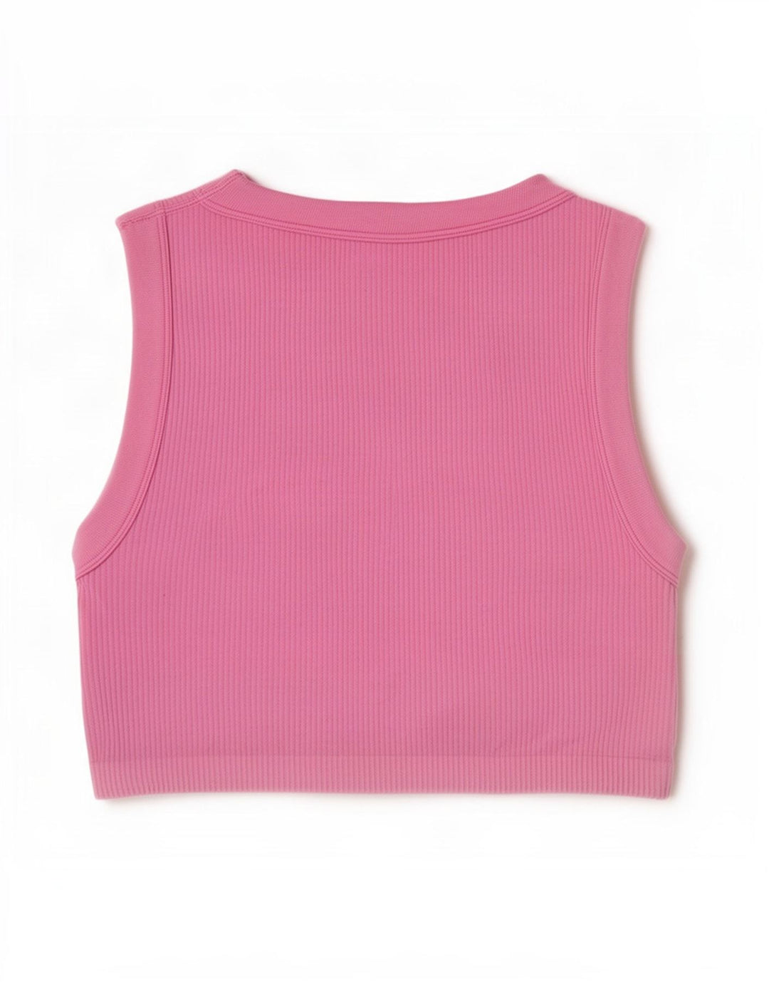 Zara Damen Crop Vest Top UK 12 Mittelrosa