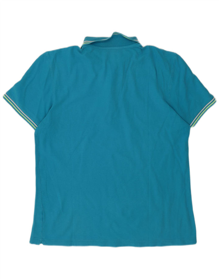 Lotto Herren Poloshirt 3XL Blau Baumwolle
