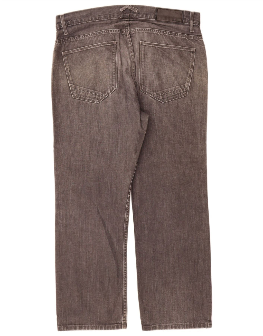 Marks & Spencer Herren Autograph Straight Jeans W36 L29 Graue Baumwolle