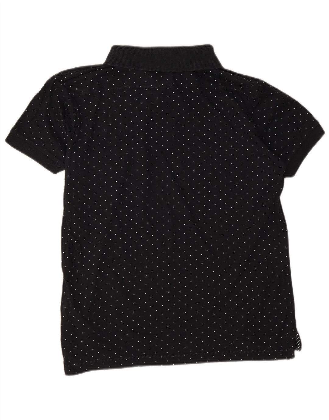 French Connection Herren-Poloshirt, Größe S, schwarz gepunktete Baumwolle
