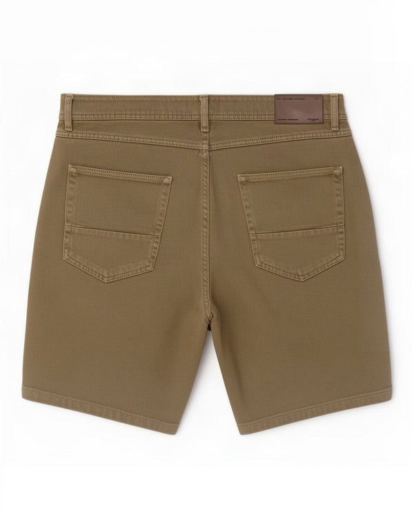 Zara Mens Denim Shorts EU 46 XL W36 Khaki Cotton
