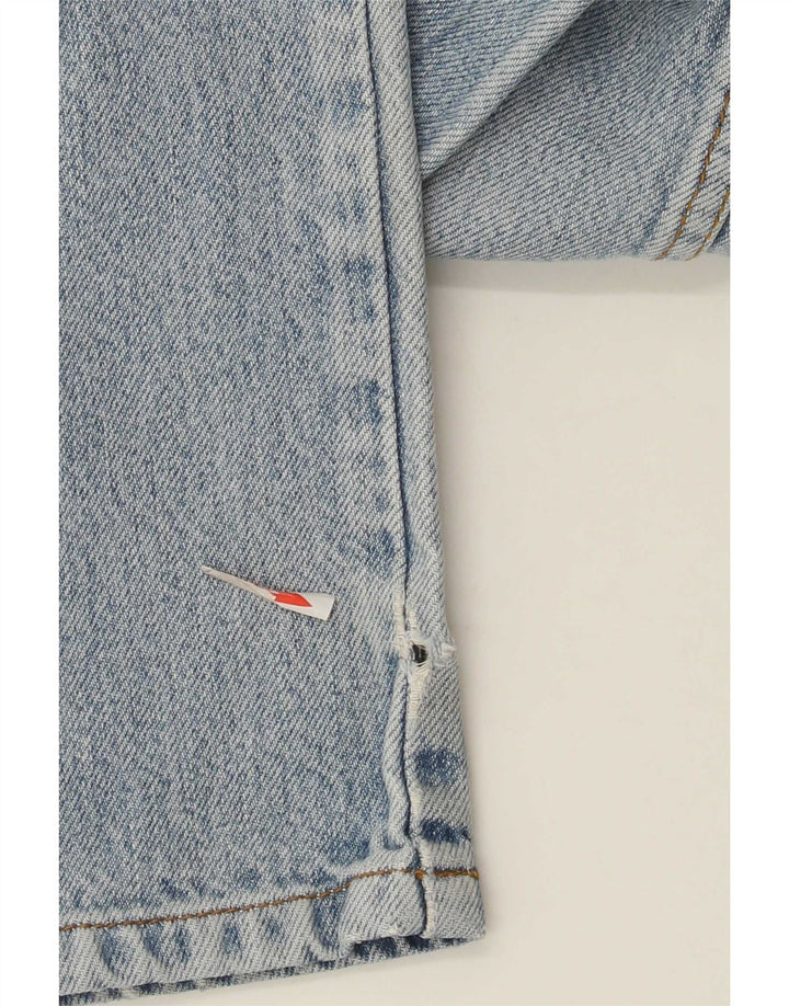 Wrangler Damen Texas Straight Jeans W34 L32 Blaue Baumwolle