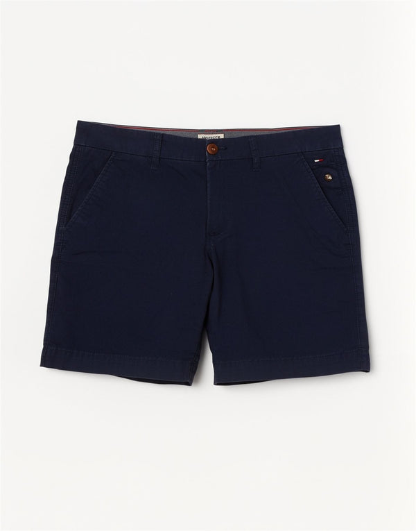 Tommy Hilfiger Damen Chinoshorts W25 XS Marineblau Baumwolle