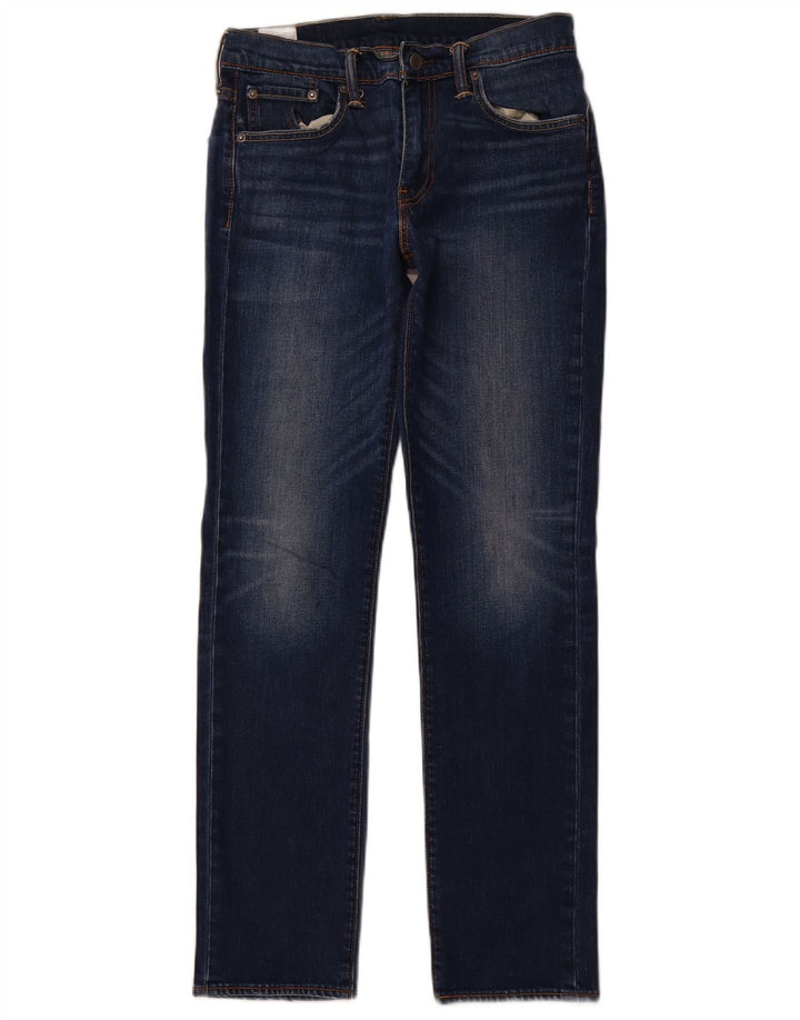 LEVI'S Damen 511 Slim Jeans W30 L32 Blaue Baumwolle