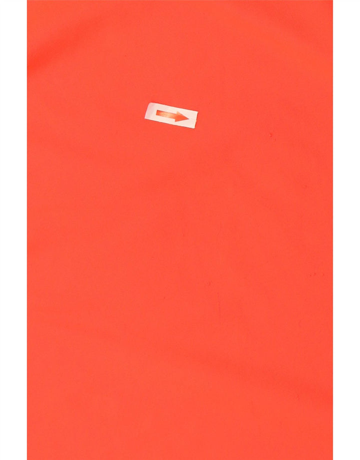 Under Armour Herren Heat Gear T-Shirt-Oberteil Mittelorangefarbenes Farbblock-Polyester