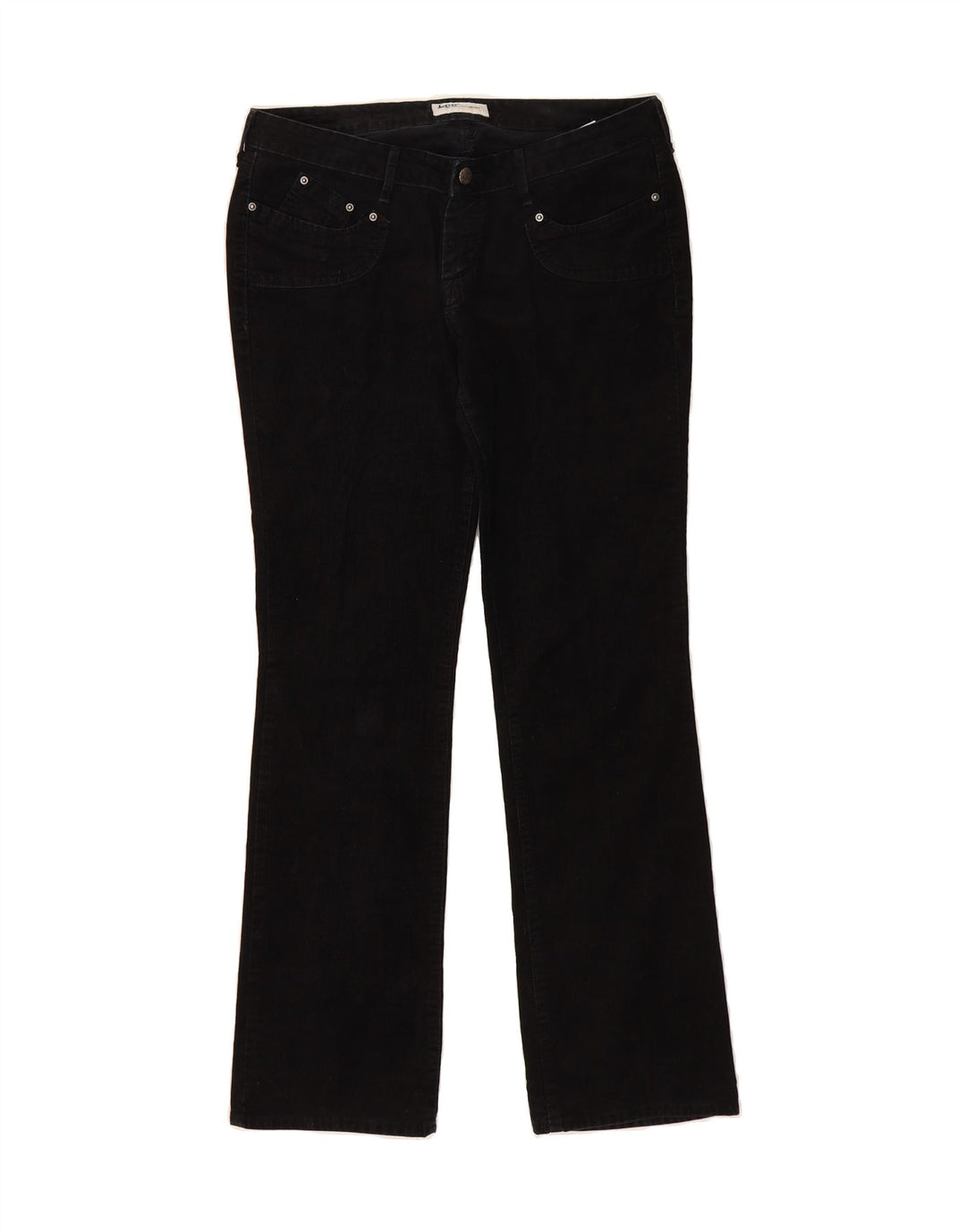 LEE Womens Coral Patch Bootcut Corduroy Trousers W33 L33 Black Cotton Vintage Lee and Second-Hand Lee from Messina Hembry 