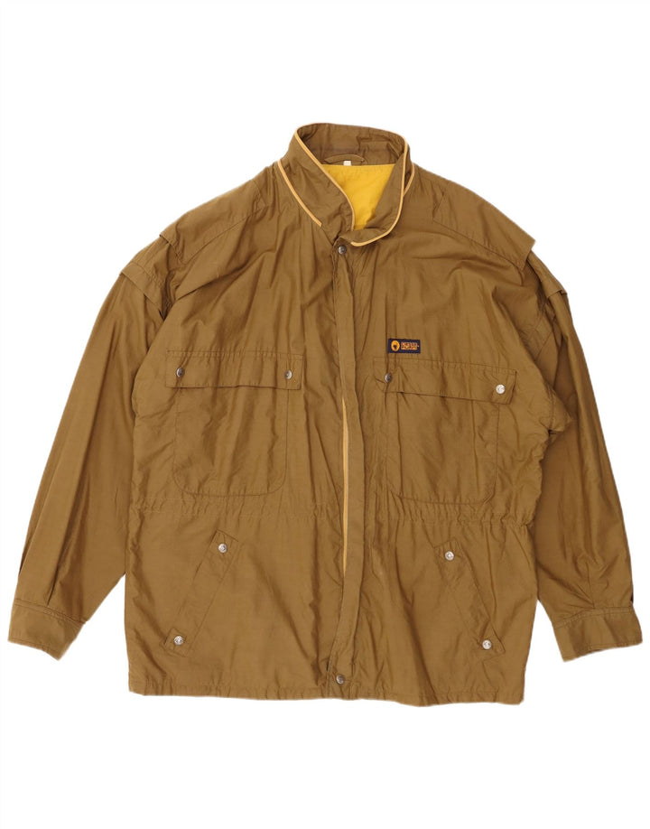 CIESSE PIUMINI Herren Utility Jacke IT 54 2XL Khaki Baumwolle