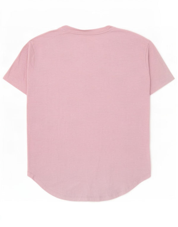 Gap Womens Oversized Graphic T-Shirt Top UK 6 XS Lila gefleckte Baumwolle