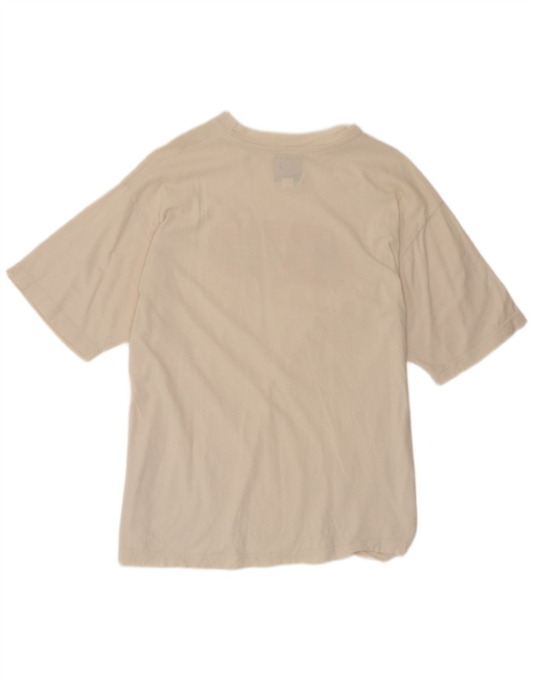 PEPE Jeans Herren-T-Shirt mit Grafik, mittlere, cremefarbene Baumwolle