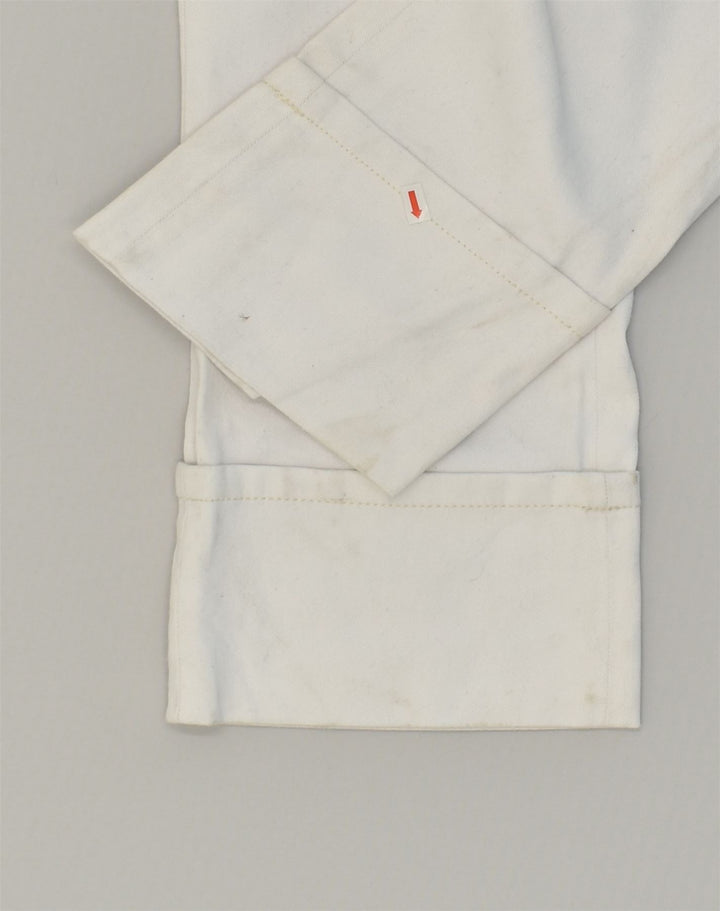 MASSIMO DUTTI Womens Capri Jeans W28 L24 White Cotton | Vintage Massimo Dutti | Thrift | Second-Hand Massimo Dutti | Used Clothing | Messina Hembry 