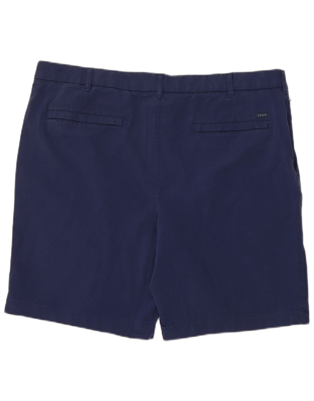 IZOD Herren Chino Shorts W40 XL Marineblau Baumwolle