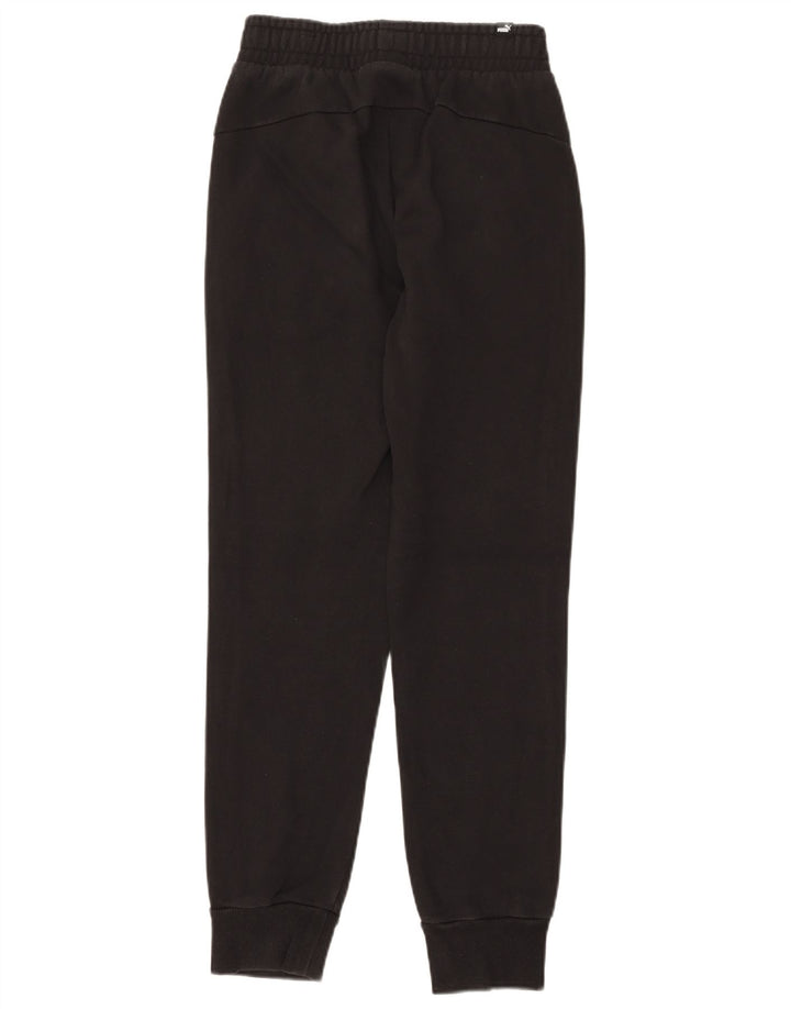 PUMA Womens Graphic Tracksuit Trousers Joggers XS  Black