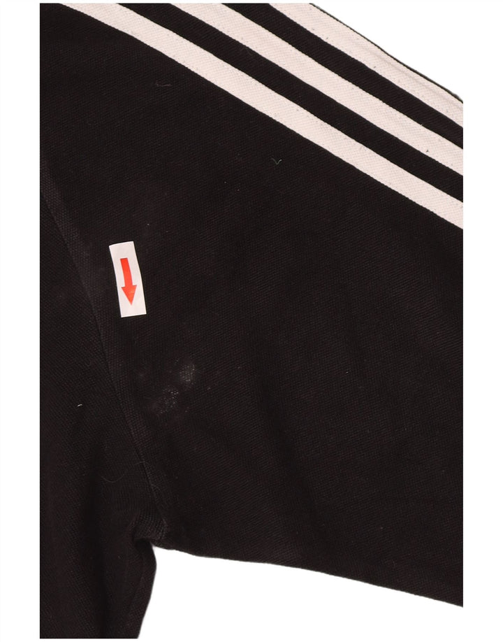 Adidas Herren Graphic Top Langarm Mittelschwarz Baumwolle