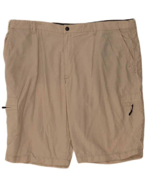 Marks & Spencer Herren Cargoshorts W44 2XL Beige Baumwolle