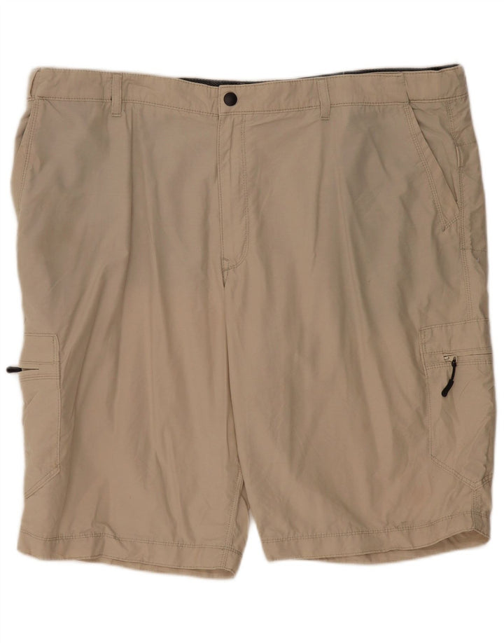 Marks & Spencer Herren Cargoshorts W44 2XL Beige Baumwolle