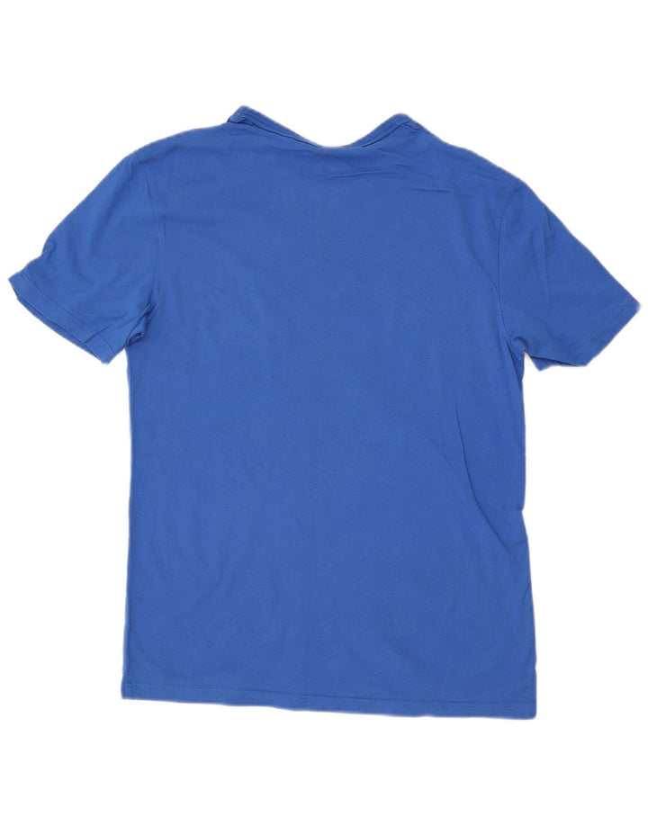 Champion Herren-T-Shirt mit Grafik, Größe S, Blau, Baumwolle