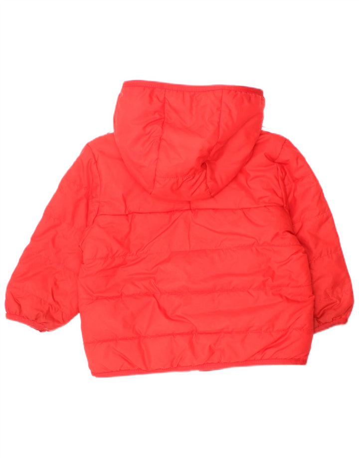 Adidas Baby-Jungen-Kapuzenjacke, 9–12 Monate, rotes Polyester