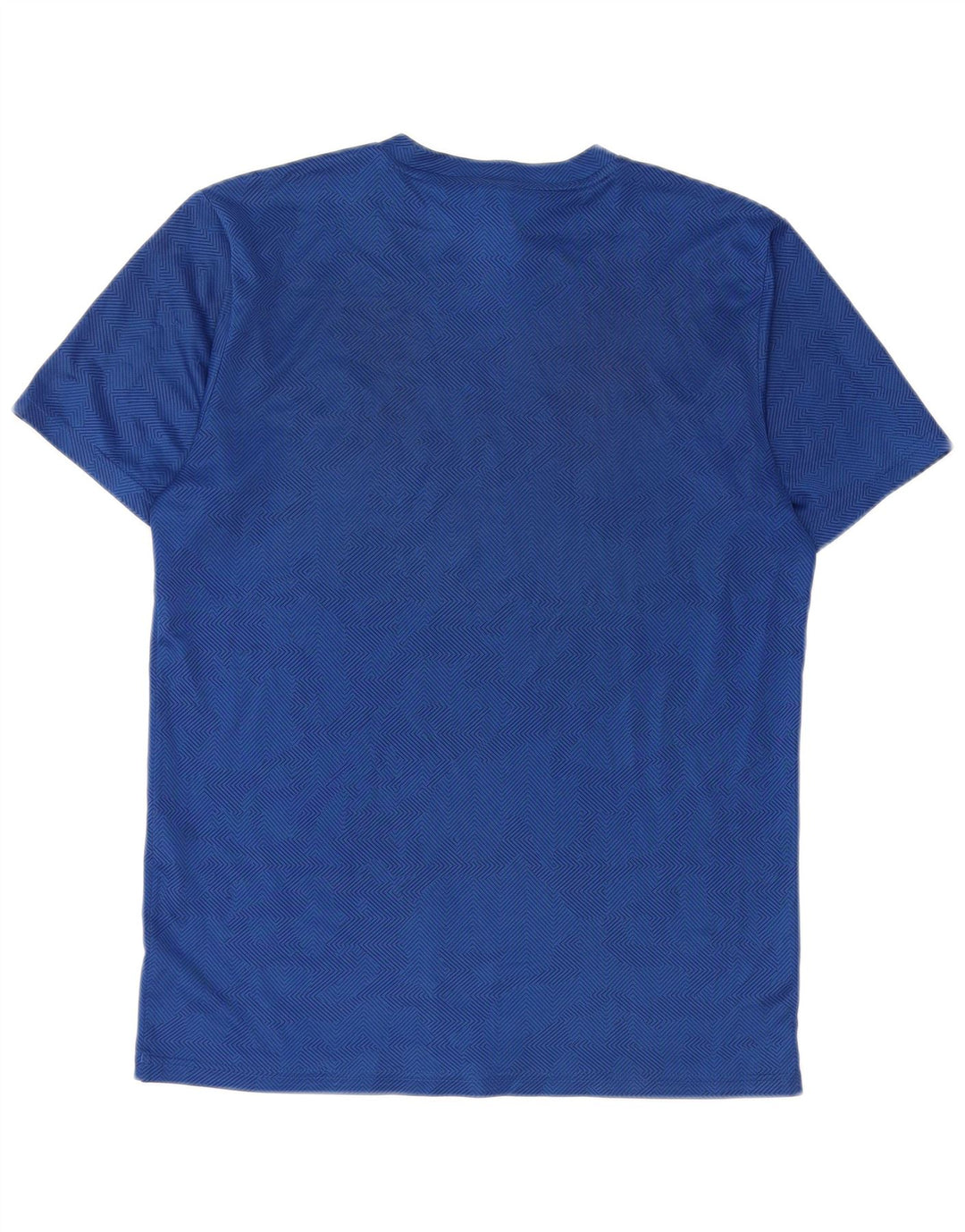 Adidas Damen Climalite T-Shirt Top Small Blau Geometrisch Polyester