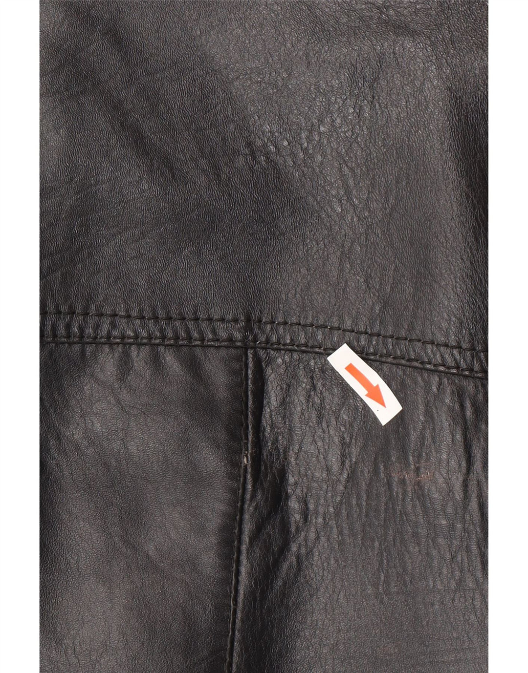 Vintage Herren Lederjacke UK 40 Large Schwarz