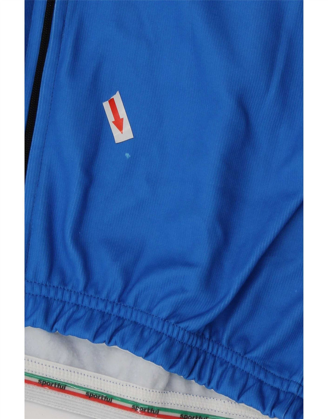 Sportful Herren Italia Graphic Trainingsanzug Top Jacke 2XL Blau Polyester