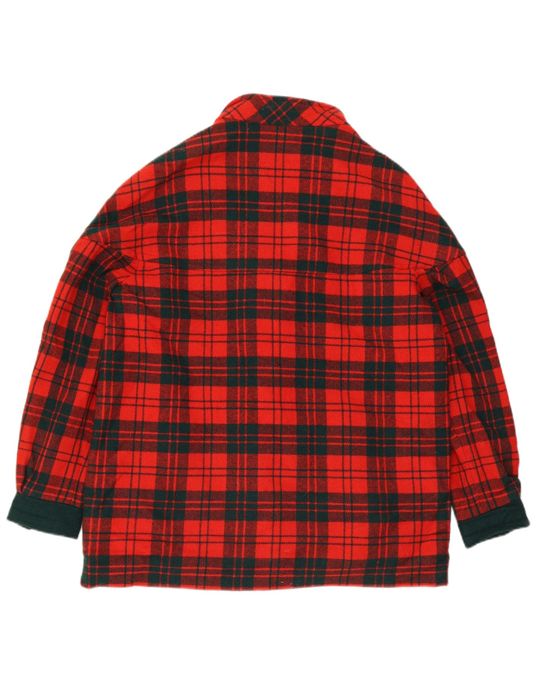 Branigan Damenmantel UK 18 XL rot karierte Wolle