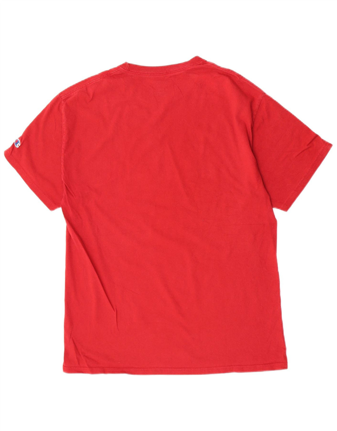 Champion Herren-T-Shirt mit Grafik, Größe L, aus roter Baumwolle