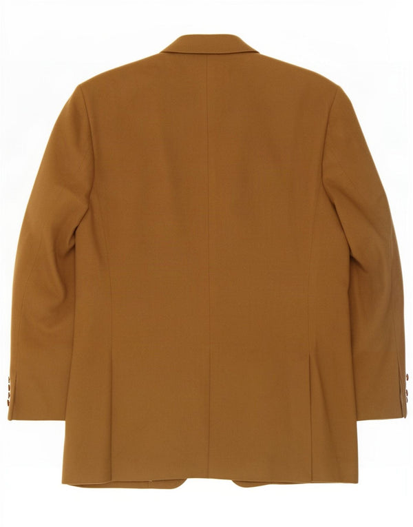 David Saddler Herren 2-Knopf-Blazerjacke IT 54 2XL Beige Wolle