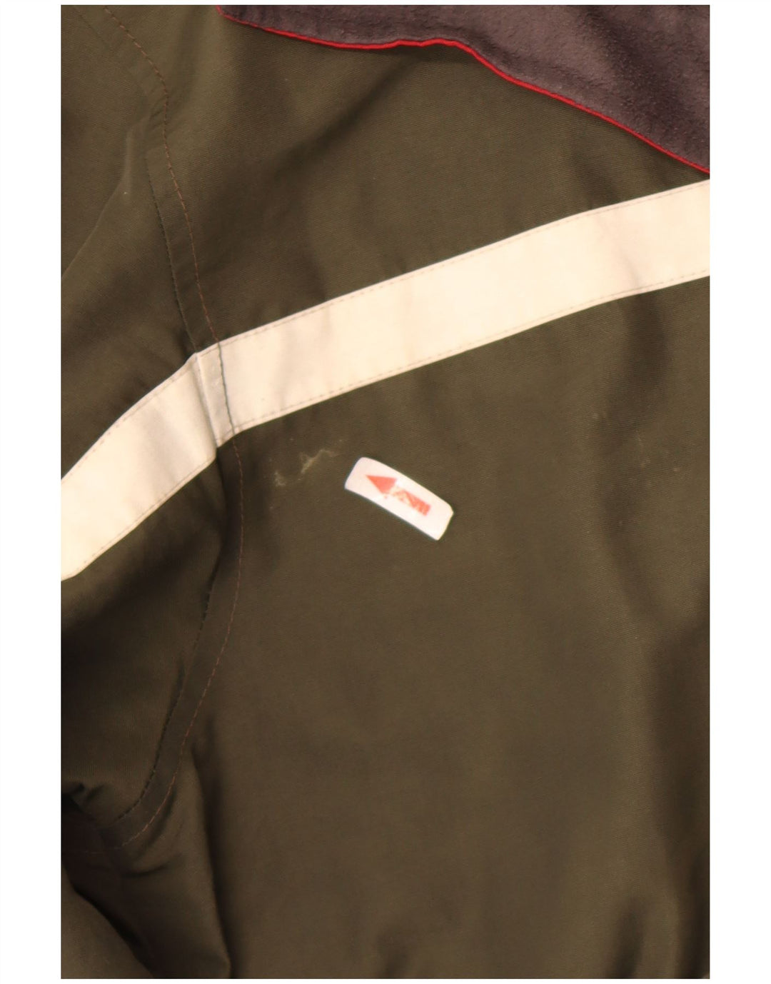 Tommy Hilfiger Herren Utility-Jacke UK 40 Large Khaki Colourblock Polyester