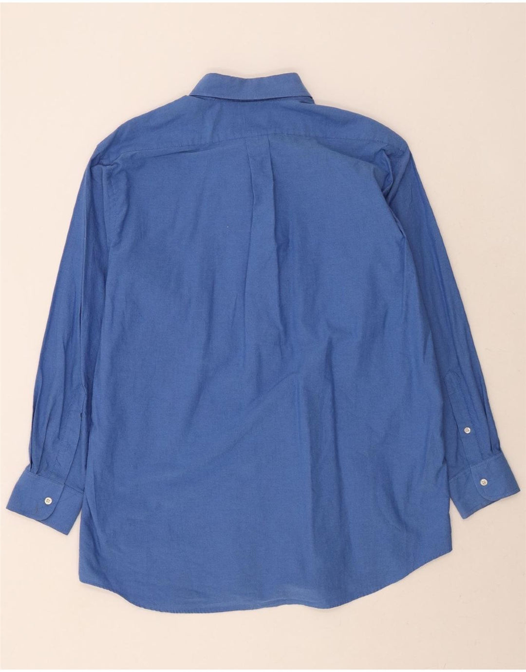 CHAPS Mens Shirt Size 17 XL Blue Cotton Vintage Chaps and Second-Hand Chaps from Messina Hembry 