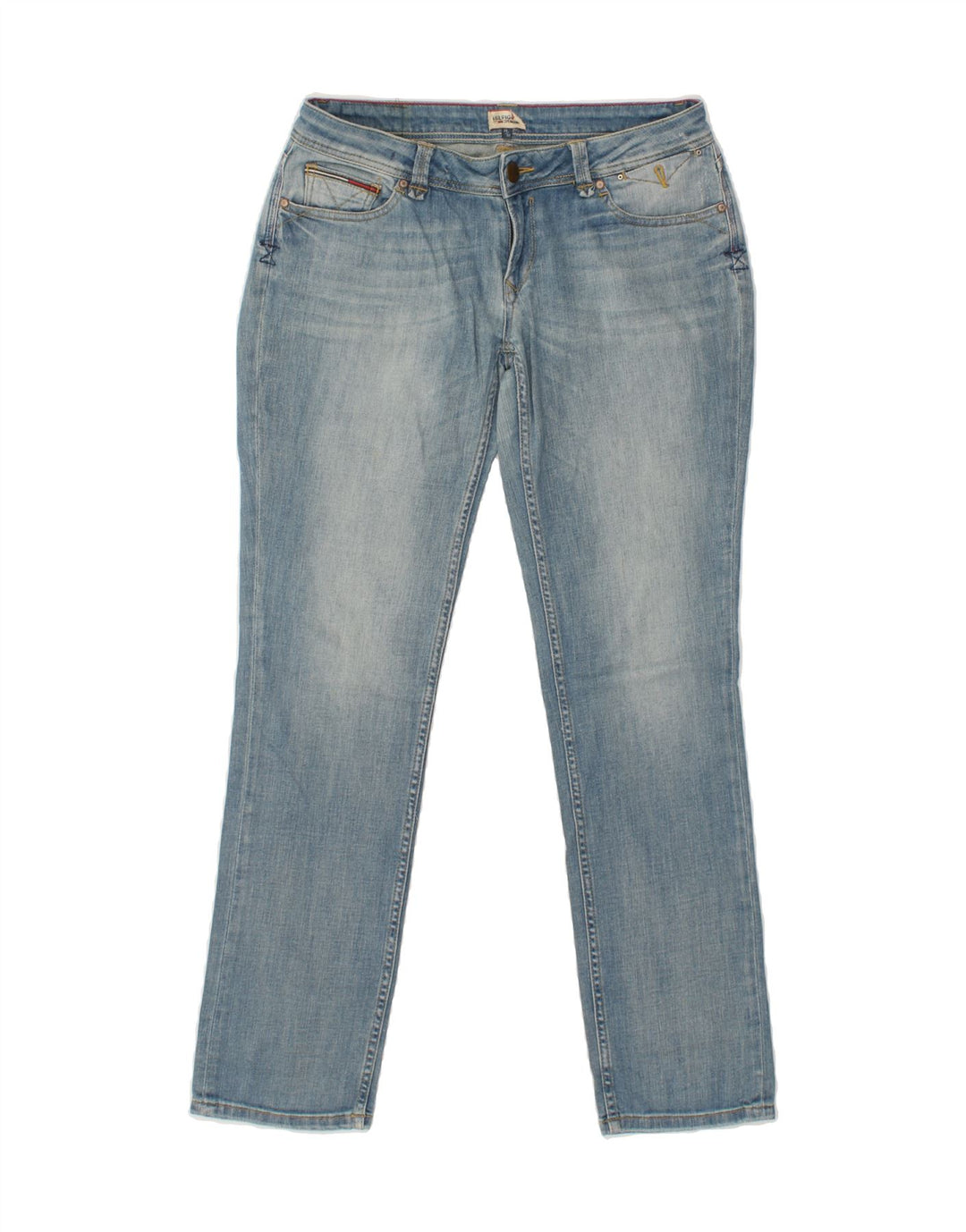 TOMMY HILFIGER Womens Slim Jeans W29 L32  Blue Cotton Vintage Tommy Hilfiger and Second-Hand Tommy Hilfiger from Messina Hembry 