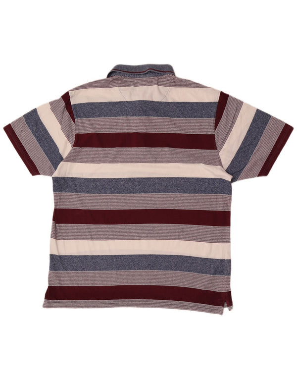 Pierre Cardin Herren-Poloshirt XL, mehrfarbig, gestreift, Baumwolle
