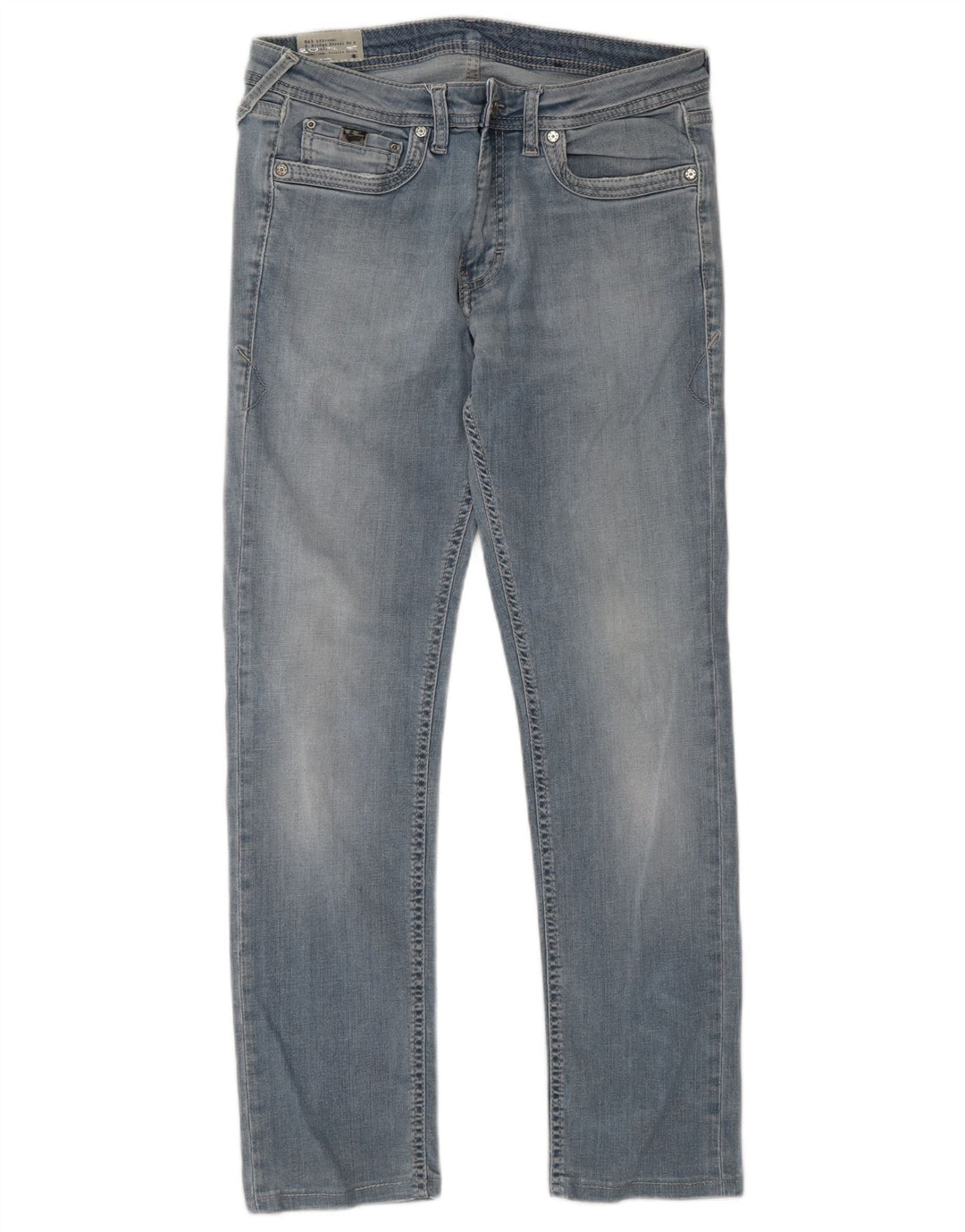 Gas Herren Slim Jeans W31 L29 Blaue Baumwolle