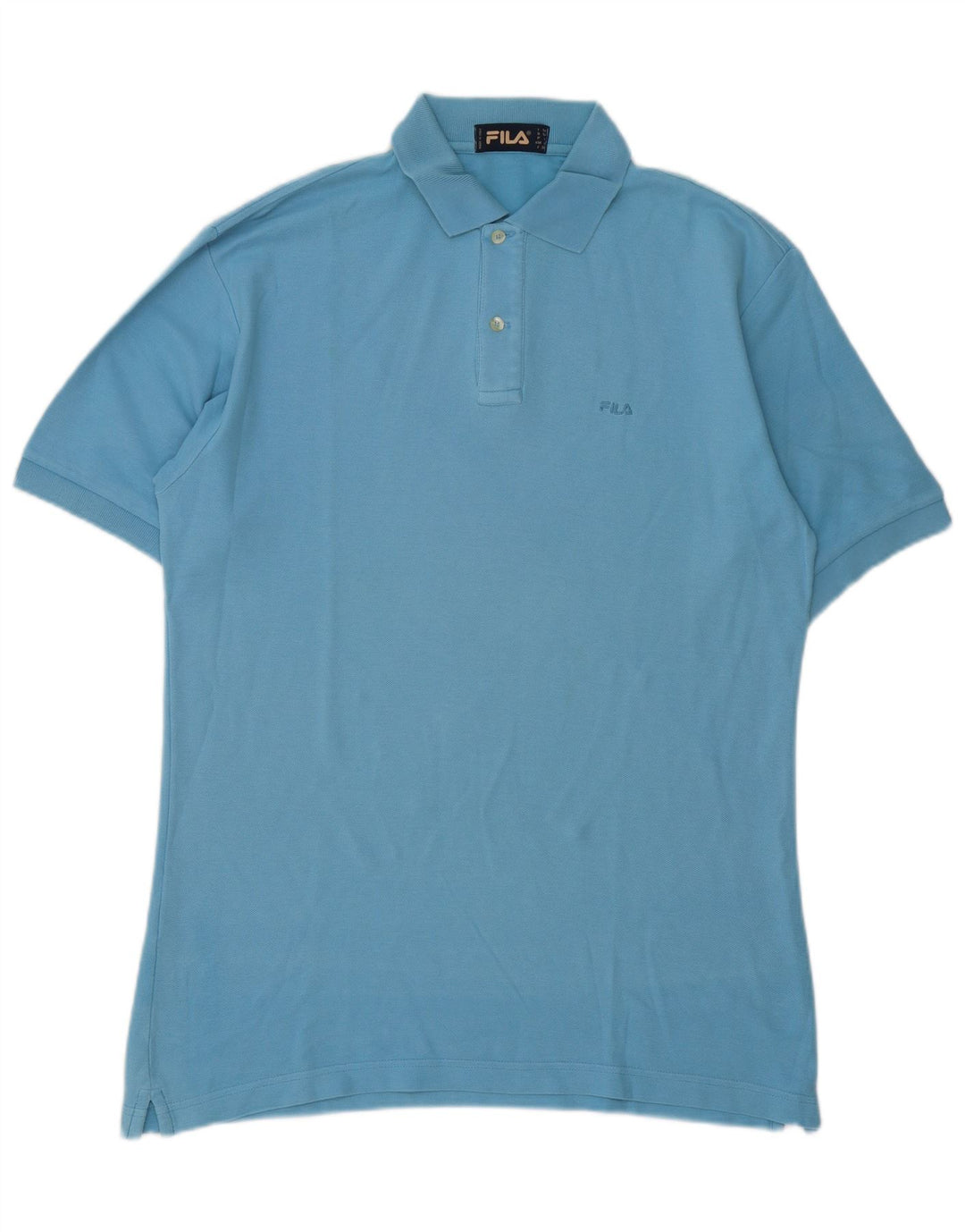 Fila Herren-Poloshirt, große blaue Baumwolle
