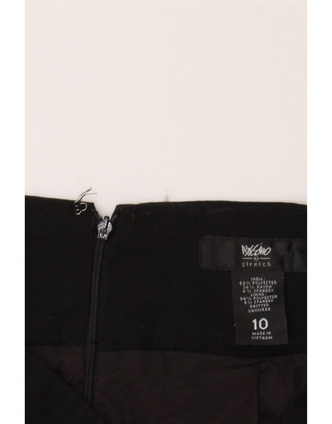 MOSSIMO Womens Pencil Skirt US 10 Large W32  Black Polyester Vintage Mossimo and Second-Hand Mossimo from Messina Hembry 
