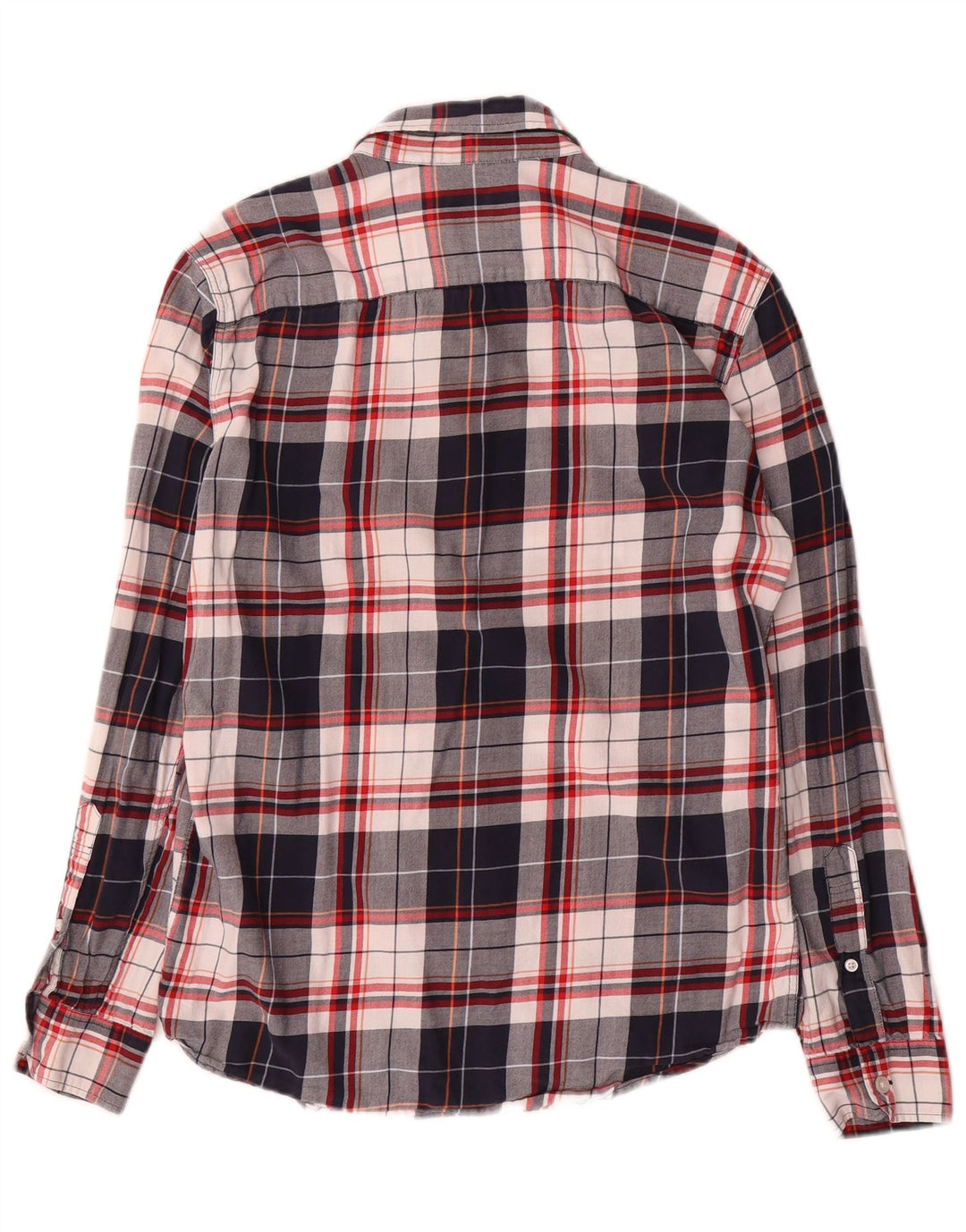 Jack Wills Slim-Fit-Hemd für Herren, klein, marineblau, kariert, Baumwolle