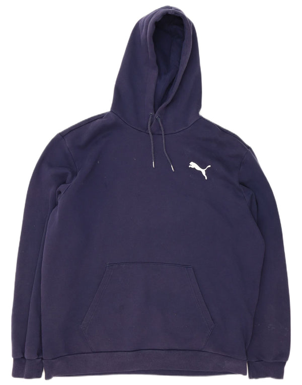 PUMA Herren Kapuzenpullover XL Marineblau Baumwolle
