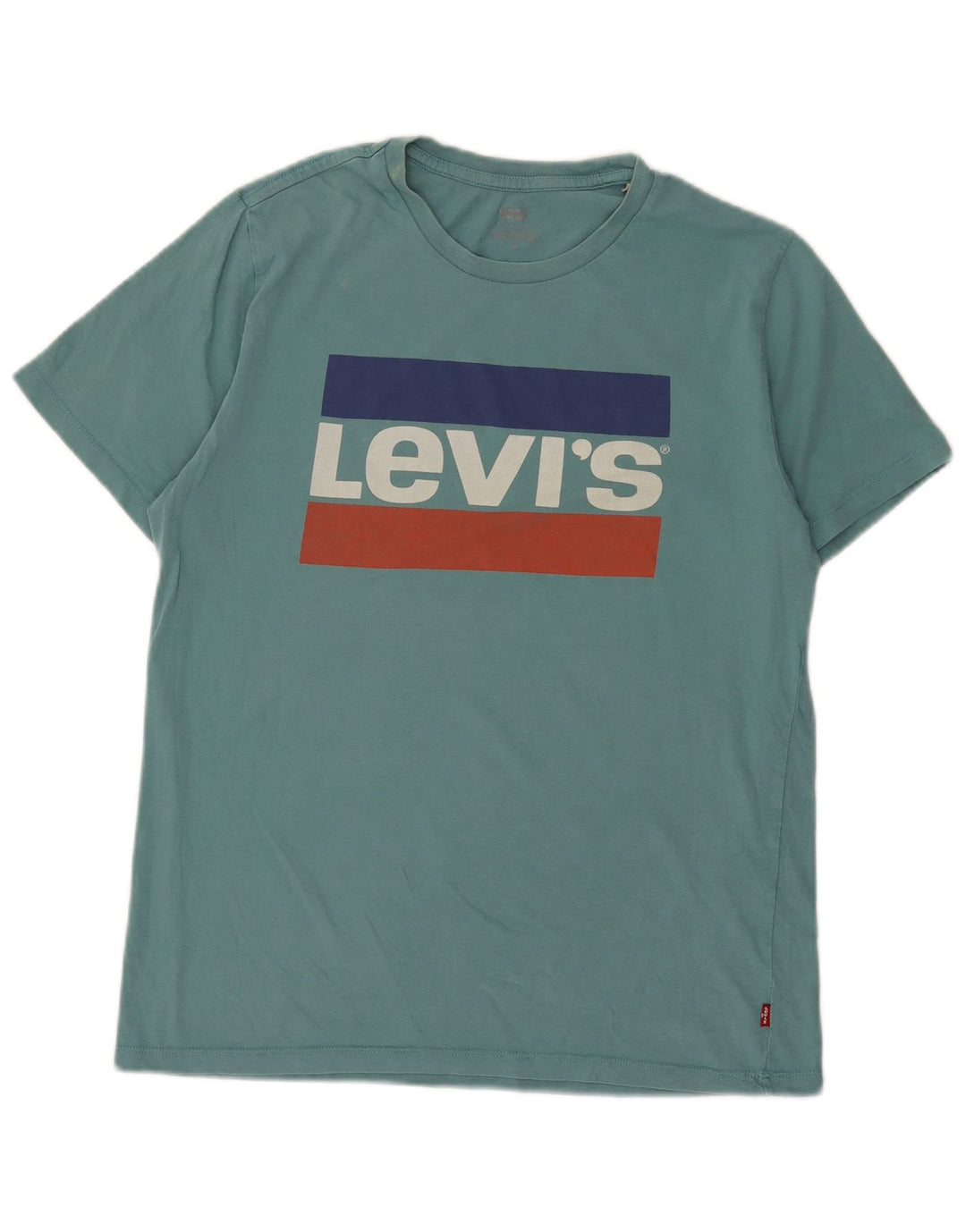 Levi's Herren Grafik-T-Shirt-Oberteil Mittelgrün