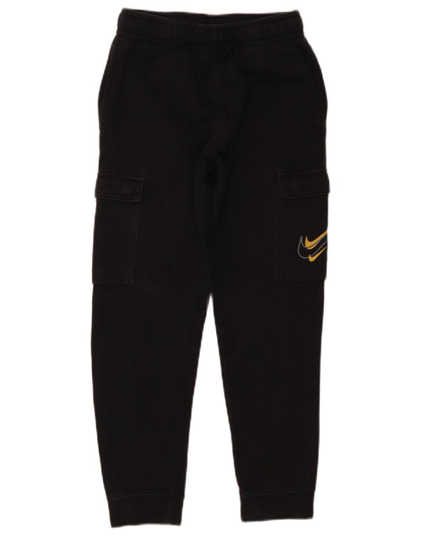 Nike Jungen Cargo-Trainingshose, Jogginghose, 8–9 Jahre, Größe S, Schwarz, Baumwolle