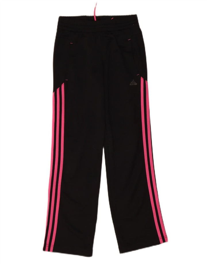 ADIDAS Mädchen-Trainingshose, 11–12 Jahre, schwarzes Polyester