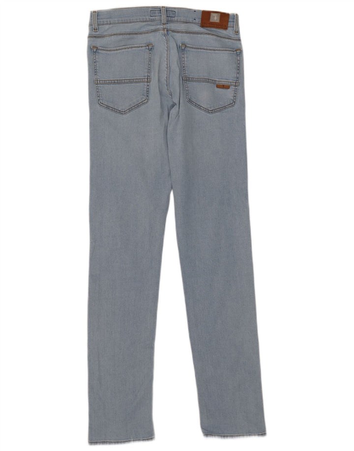 Trussardi Herren Slim Jeans W31 L35 Blaue Baumwolle