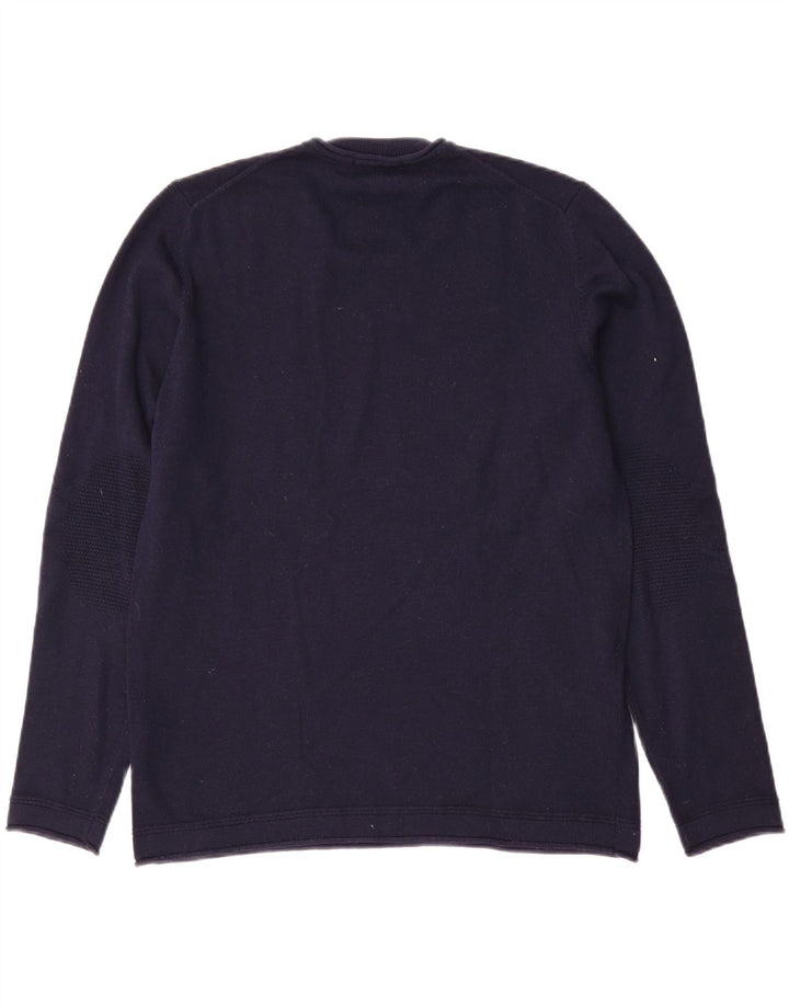 Liu Jo Herren-Pullover mit Rundhalsausschnitt, Größe S, Marineblau