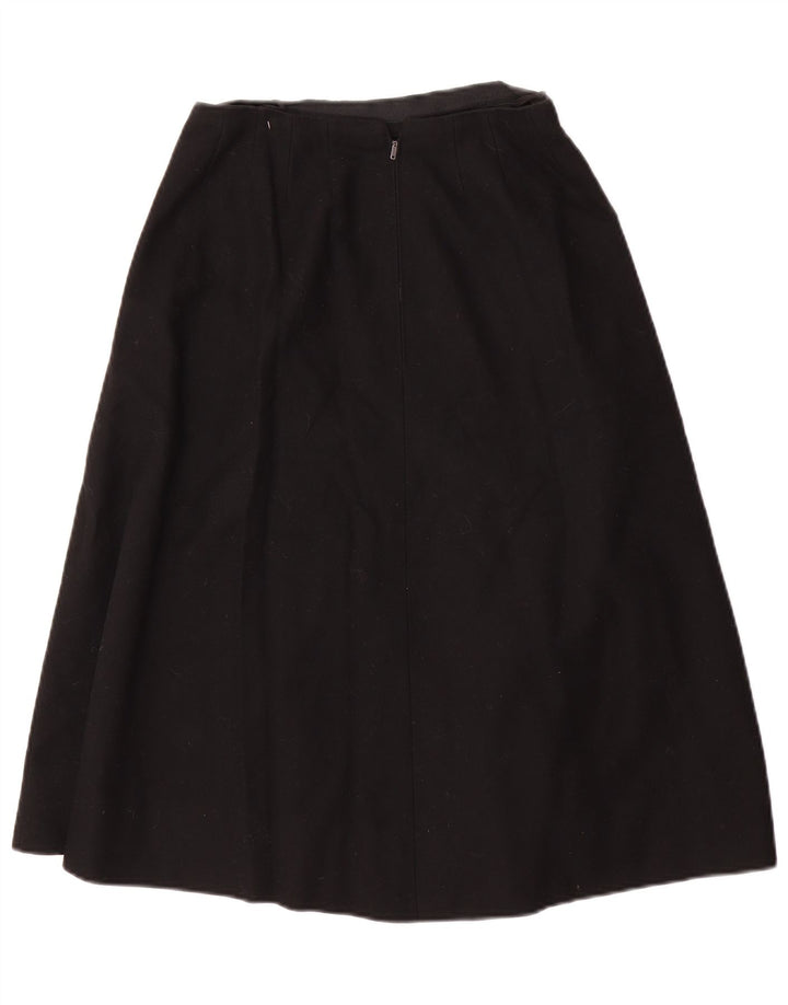 VINTAGE Womens A-Line Skirt W26 Small Black