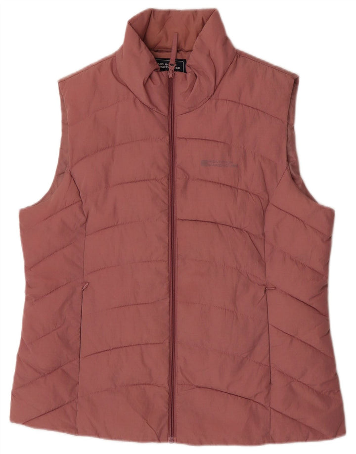 Mountain Warehouse Ärmellose Damen-Regenjacke, UK 16, Größe L, Rosa, Polyester