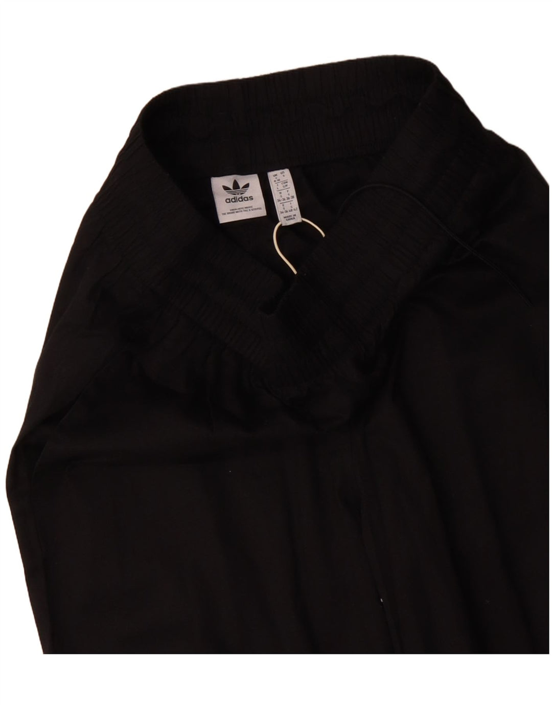 ADIDAS Damen Cargohose mit hoher Taille, UK 8/10, Größe S, W25, L28, Schwarz