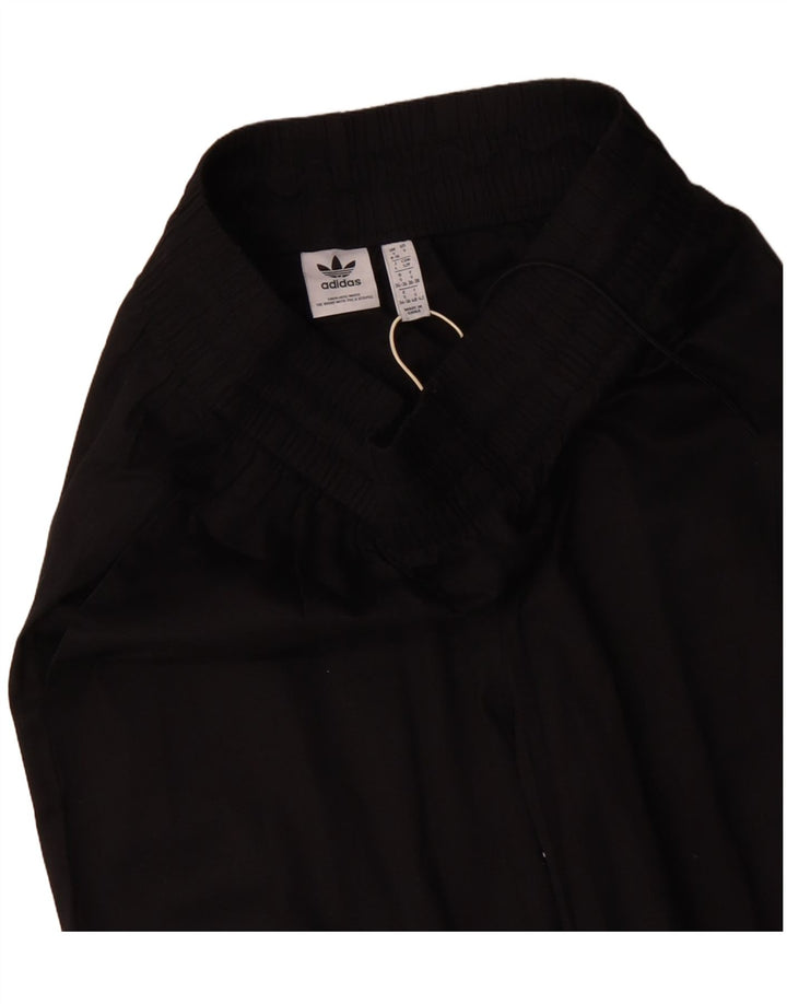 ADIDAS Damen Cargohose mit hoher Taille, UK 8/10, Größe S, W25, L28, Schwarz