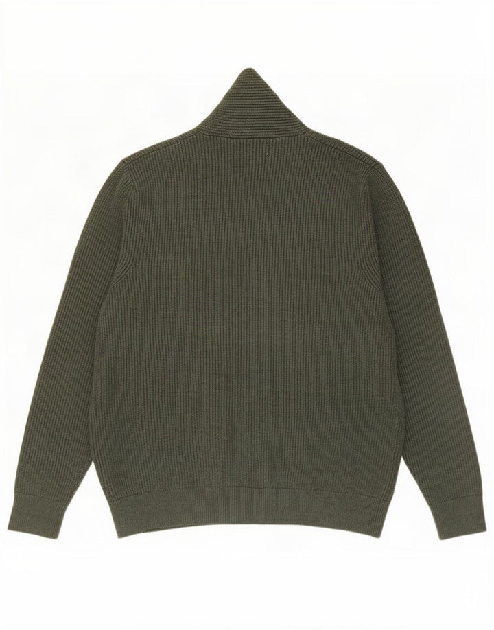 Marks & Spencer Herren Strickjacke 2XL Grün Polyester
