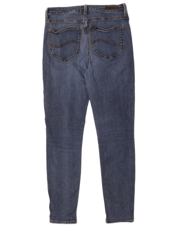 Lee Damen Scarlet High Waist Skinny Jeans W30 L29 Blaue Baumwolle