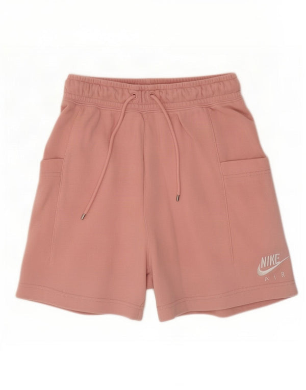 Nike Damen Sportshorts UK 4 XS Rosa Baumwolle