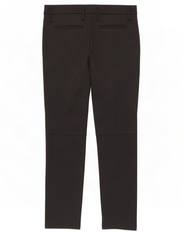 Pinko Damen Gerade Freizeithose UK 12 Medium W32 L28 Schwarz